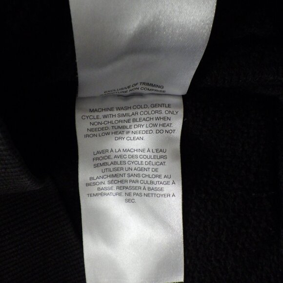 Hurley Mens Long Sleeve Sweat Shirt Dark Gray Size Medium Fleece Crew Embroidery - Picture 9 of 9